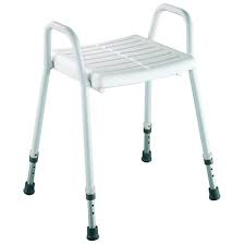 BetterLiving Aluminium Shower Stool – Clip-On Sea